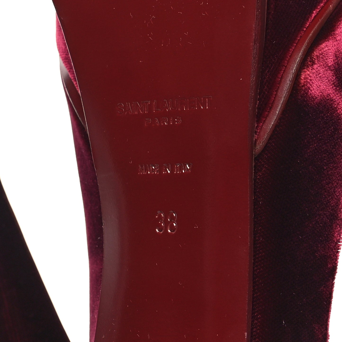 Velluto Master Lace Up Tribute 105 Platform Sandals 38 Burgundy
