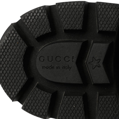 Gucci Calfskin Crystal GG Trip Chelsea Ankle Boots 41 Black 8 of 11