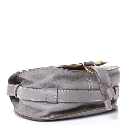 Chloe Calfskin Mini Marcie Round Crossbody Bag Cashmere Grey 3 of 4