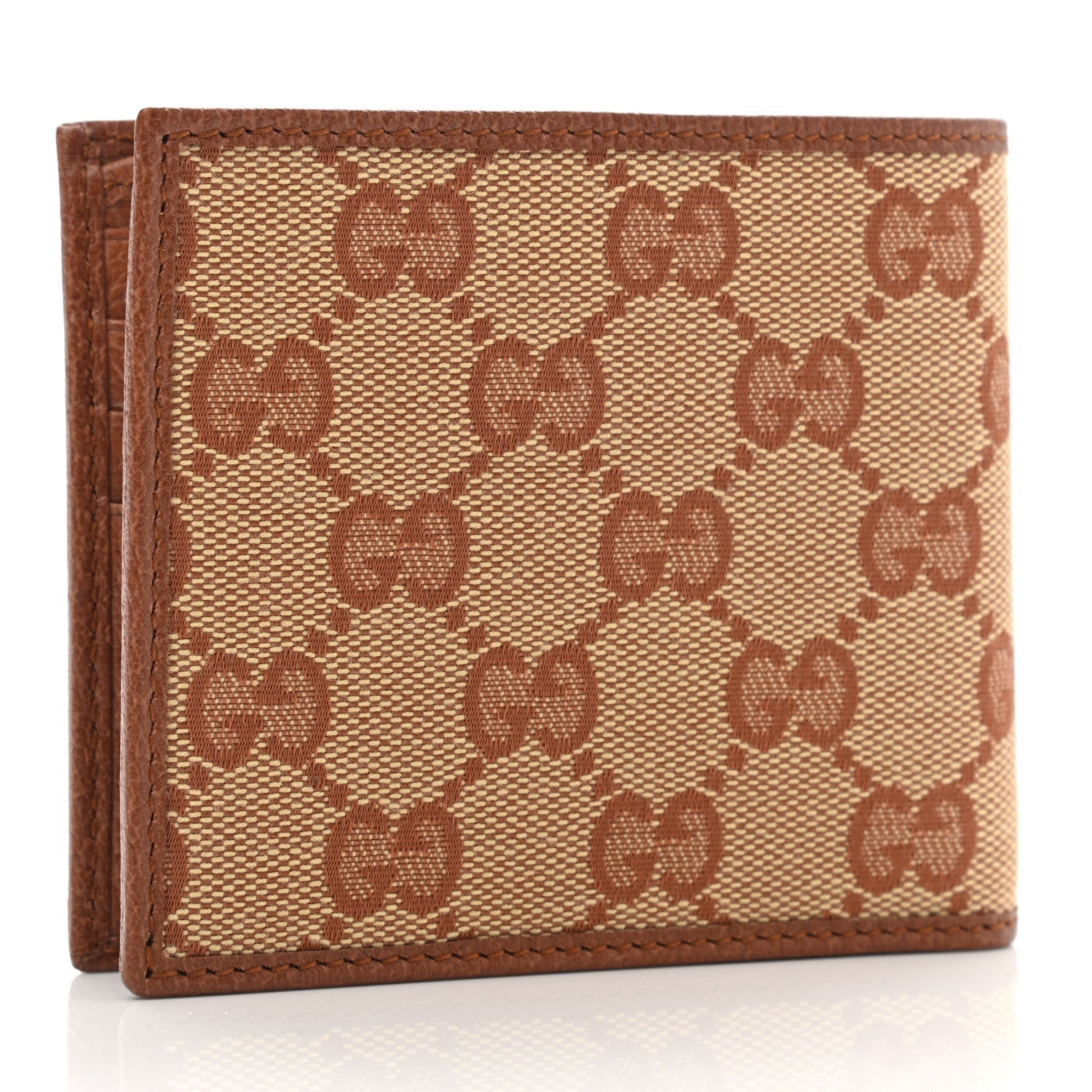 Gucci X MLB Monogram NY Yankees Bi-Fold Wallet Beige Ruggine Ivory 3 of 8