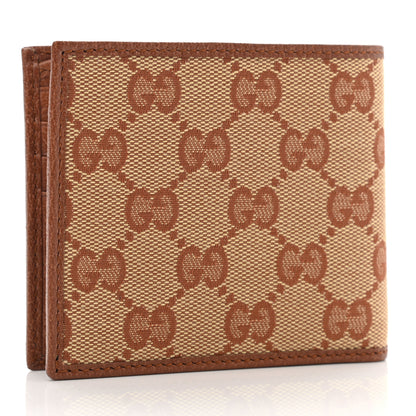Gucci X MLB Monogram NY Yankees Bi-Fold Wallet Beige Ruggine Ivory 3 of 8