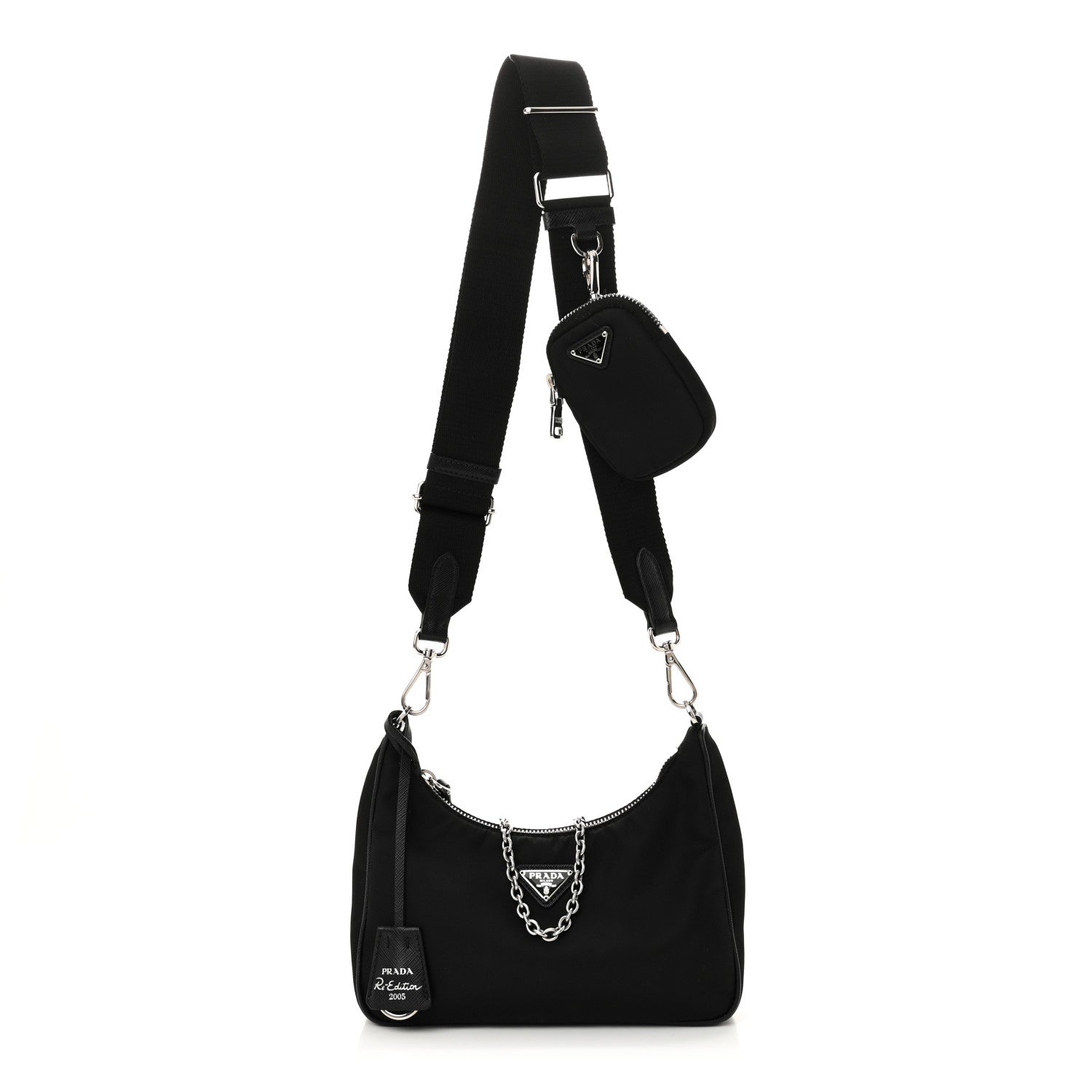 Prada Nylon Re-Edition 2005 Shoulder Bag Black 1 of 9