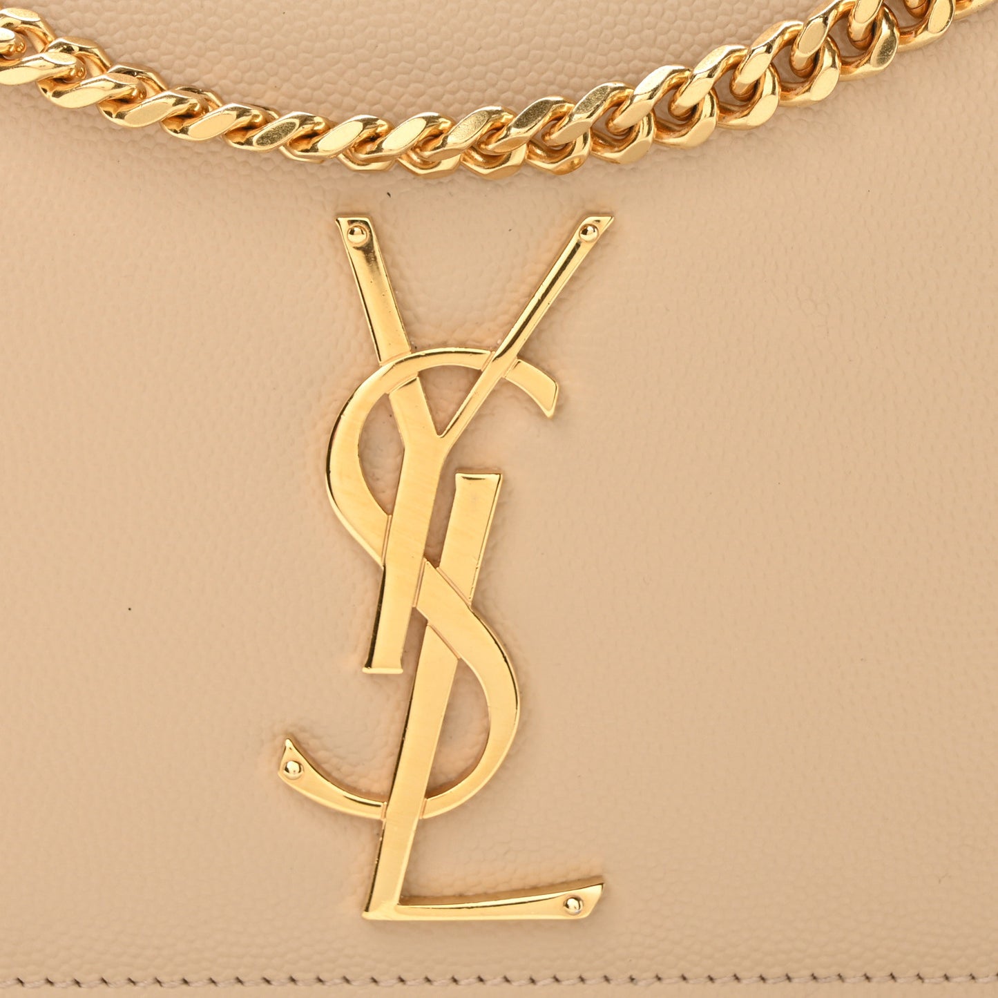 Grain De Poudre Medium Monogram Kate Satchel Nude Powder