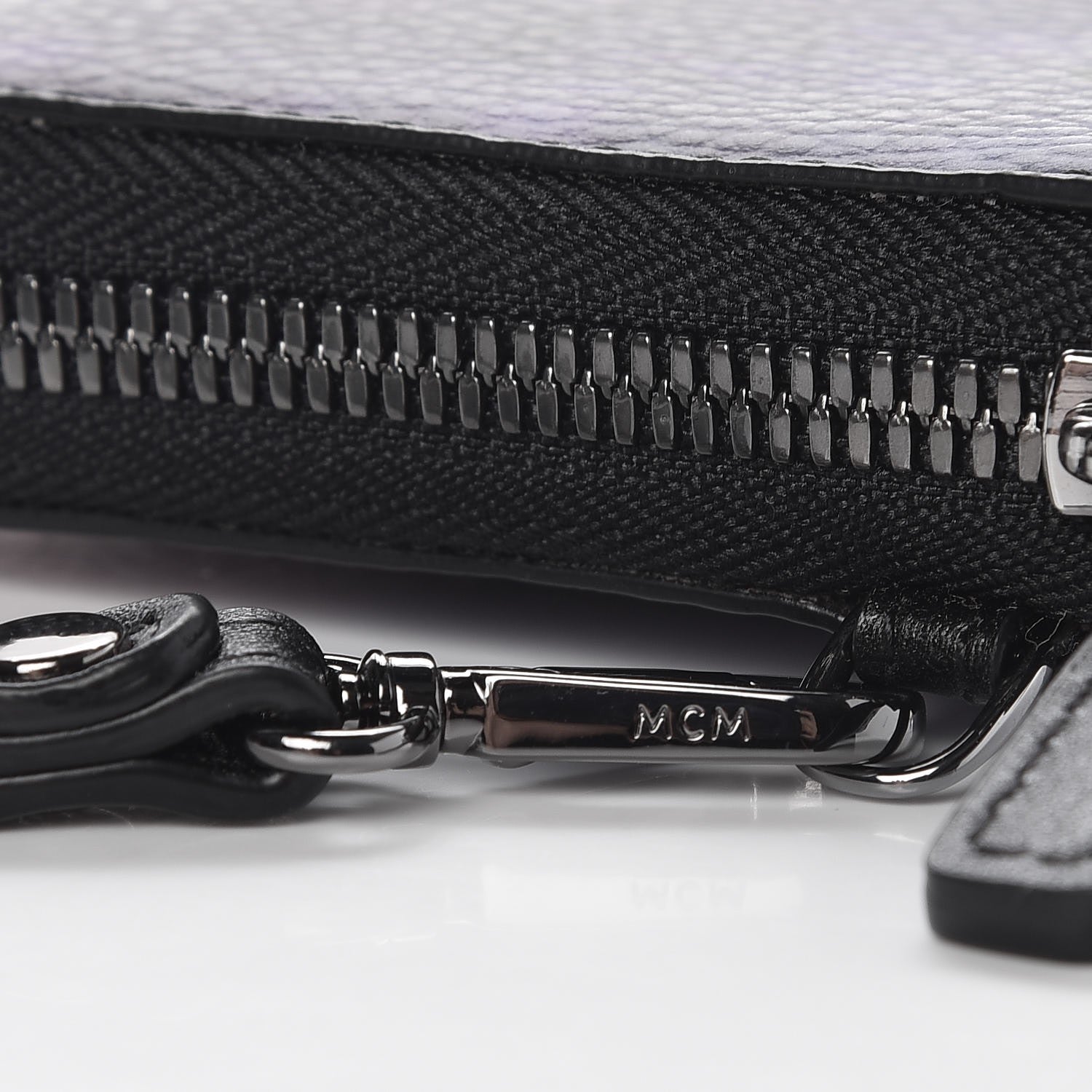MCM Galaxy Visetos Large Zip Around Wallet 3 of 12