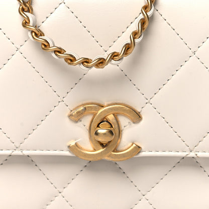 Chanel Calfskin Quilted Mini Perfect Fit Flap White 8 of 11
