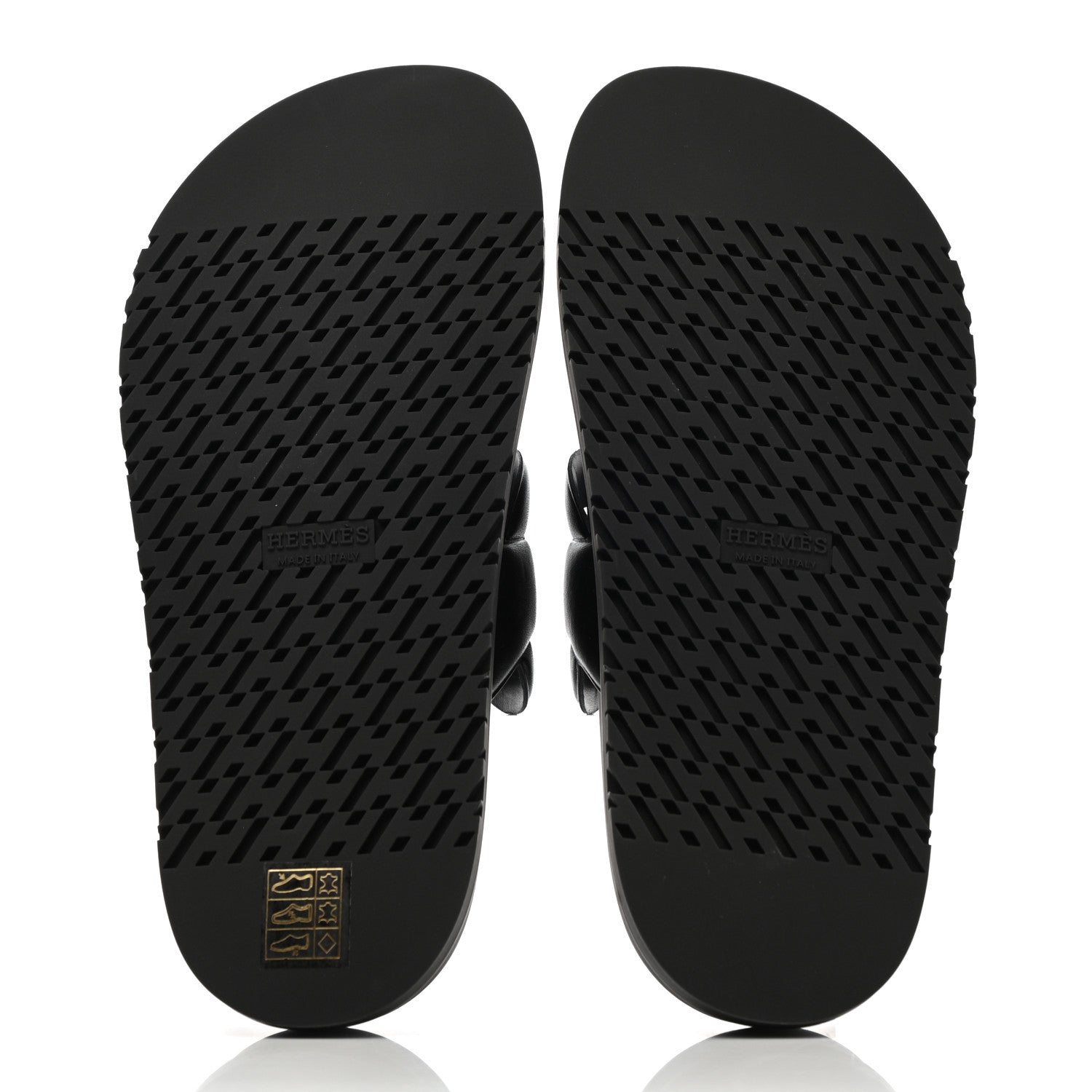 Hermes Nappa Extra Sandals 38 Black 5 of 8