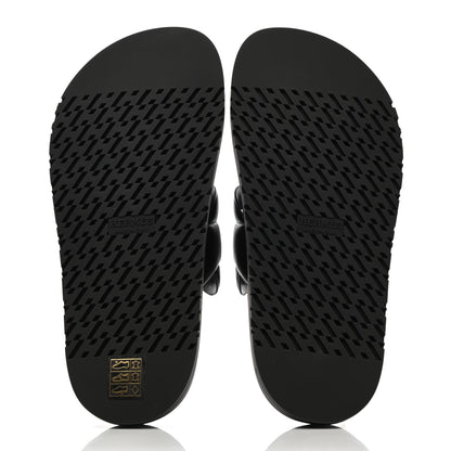 Hermes Nappa Extra Sandals 38 Black 5 of 8