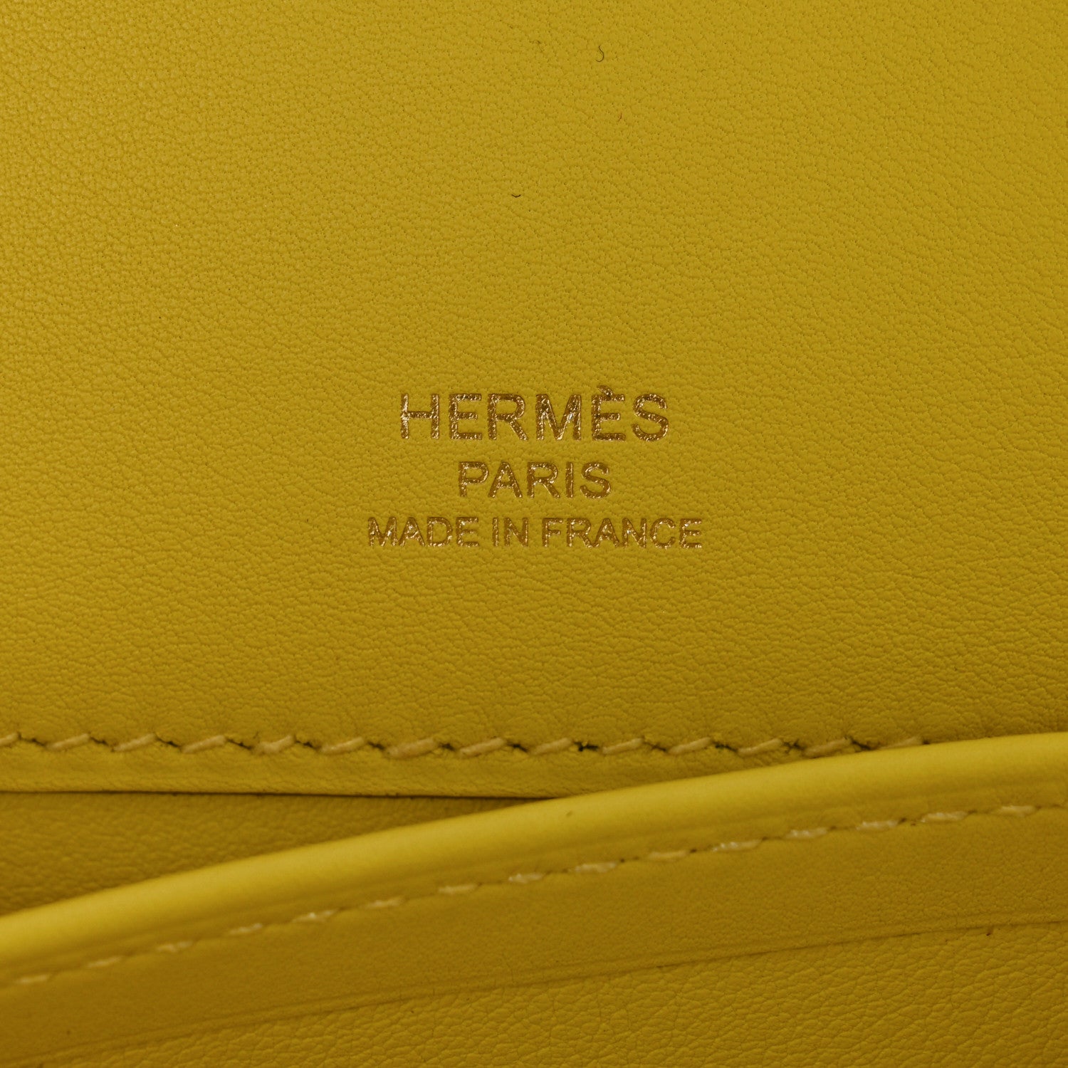 Hermes Swift Kelly Cut Clutch Pochette Lime 5 of 9