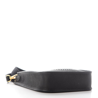 Hermes Taurillon Clemence Evelyne TPM Black 4 of 9