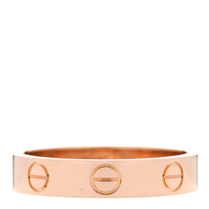Cartier 18K Pink Gold 3.5mm LOVE Wedding Band Ring 50 5.25 1 of 5