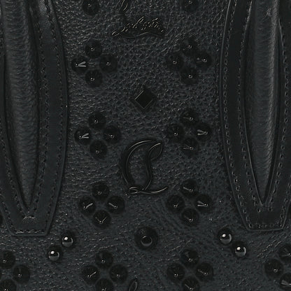 Christian Louboutin Calfskin Spikes Loubinthesky Mini Paloma Black 8 of 11