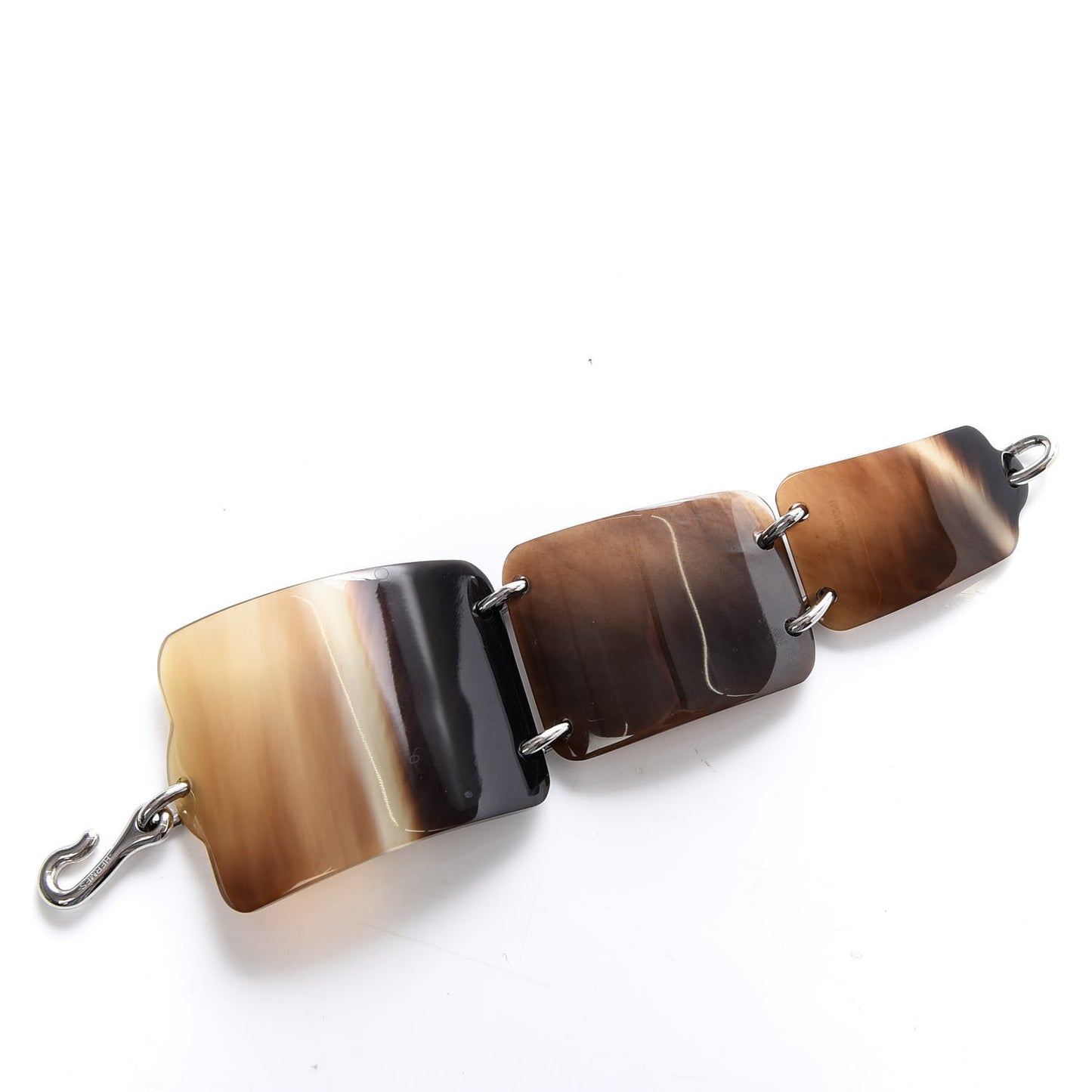 Lacquered Wood Buffalo Horn Bracelet
