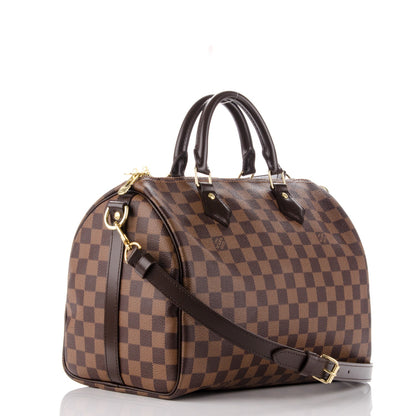 Louis Vuitton Damier Ebene Speedy Bandouliere 30 3 of 8