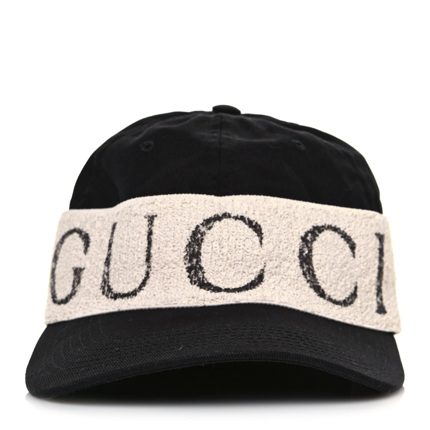 Gucci Gabardine Gucci Headband Baseball Hat M Black 2 of 9