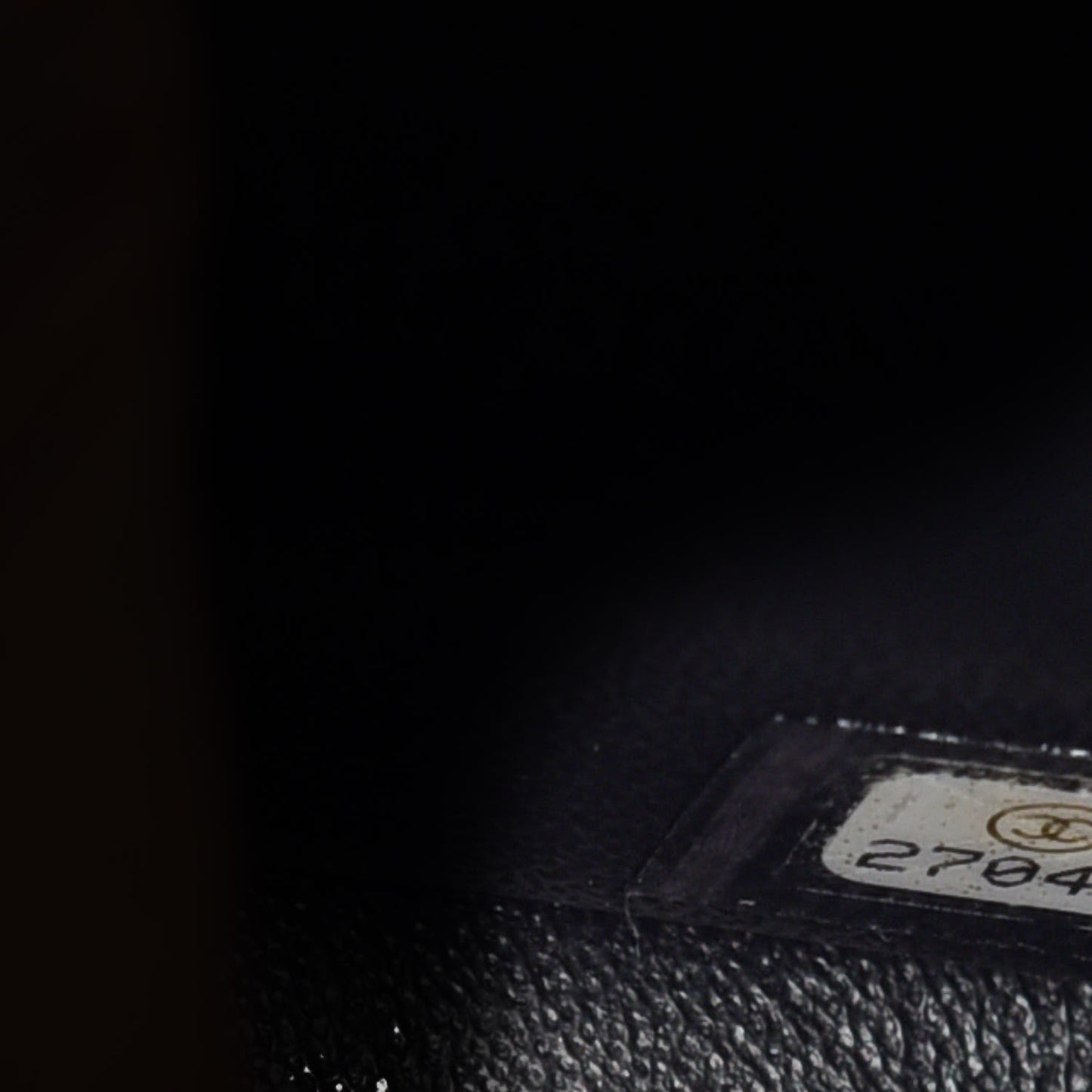 Lambskin Quilted Mini Square Flap Black