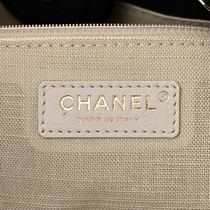 Chanel Mixed Fibers Small Deauville Tote Black 7 of 11