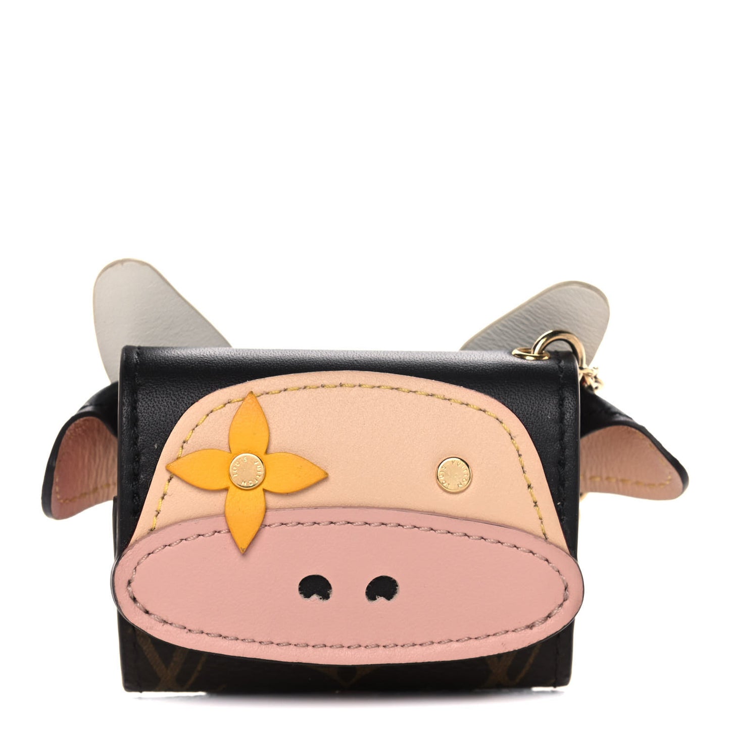 Monogram Cow Earpods Case