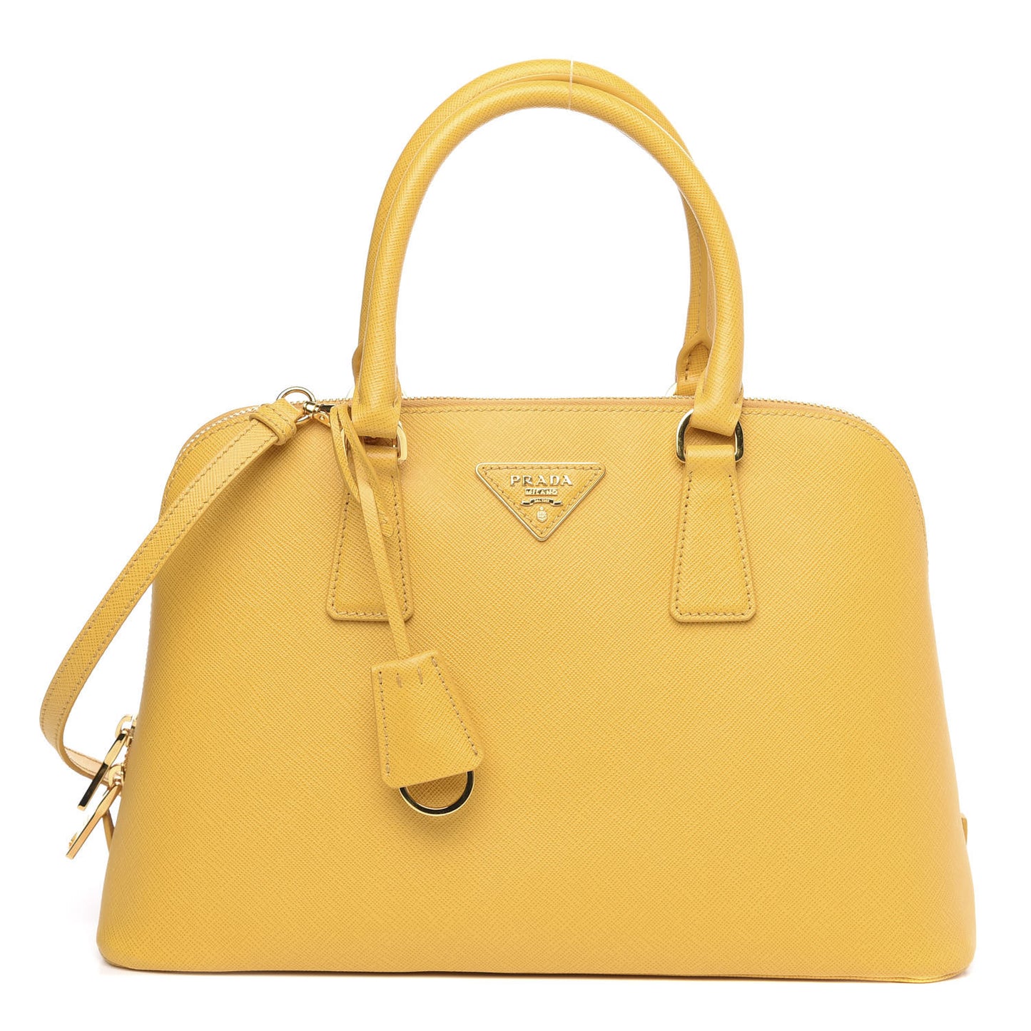 Saffiano Lux Medium Promenade Tote Mimosa