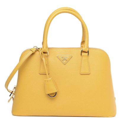 Prada Saffiano Lux Medium Promenade Tote Mimosa 1 of 9
