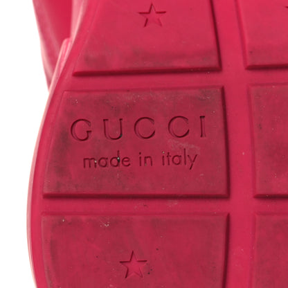 Gucci Calfskin Logo Womens Rhyton Sneakers 35 Box Pink 9 of 10