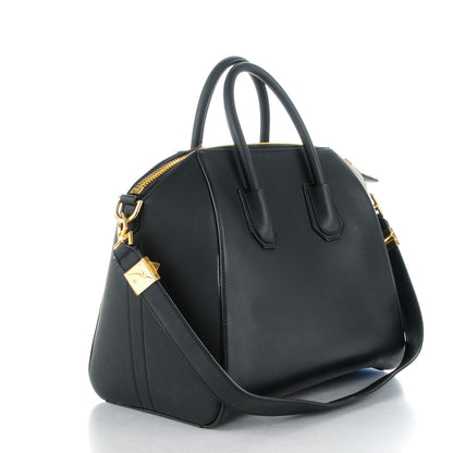 Givenchy Rubber Effect Calfskin Medium Antigona Black 3 of 8