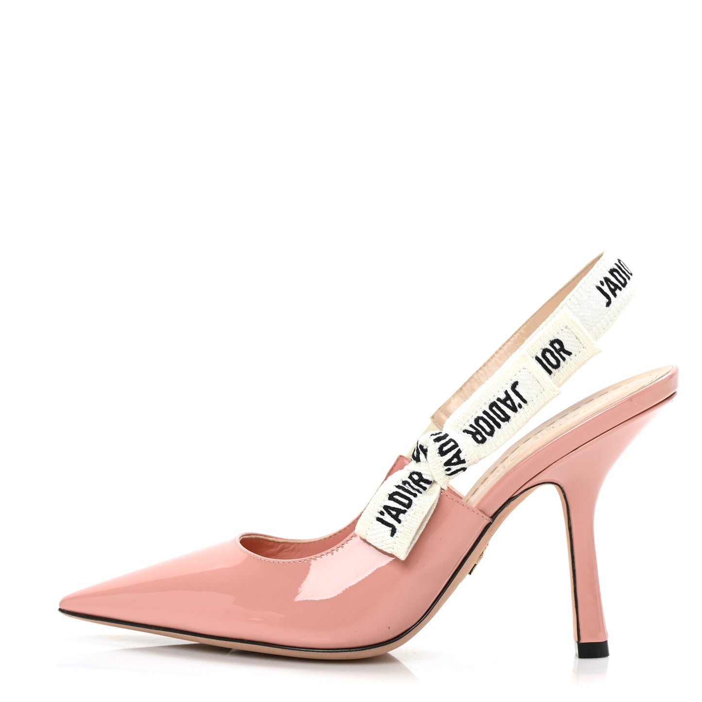 Patent Ribbon J'Adior Slingback 100mm Pumps 36 Pink
