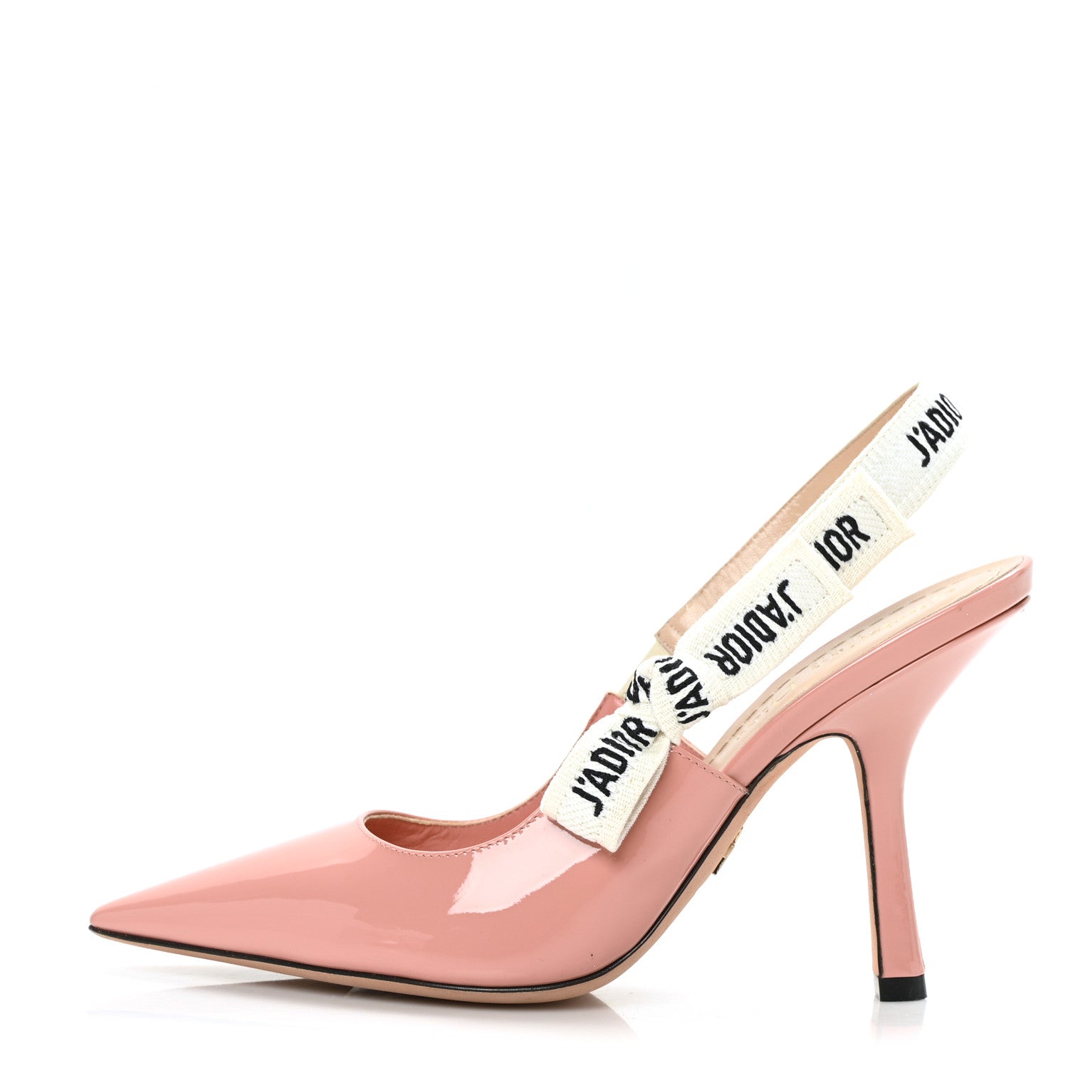Christian Dior Patent Ribbon J'Adior Slingback 100mm Pumps 36 Pink 1 of 7