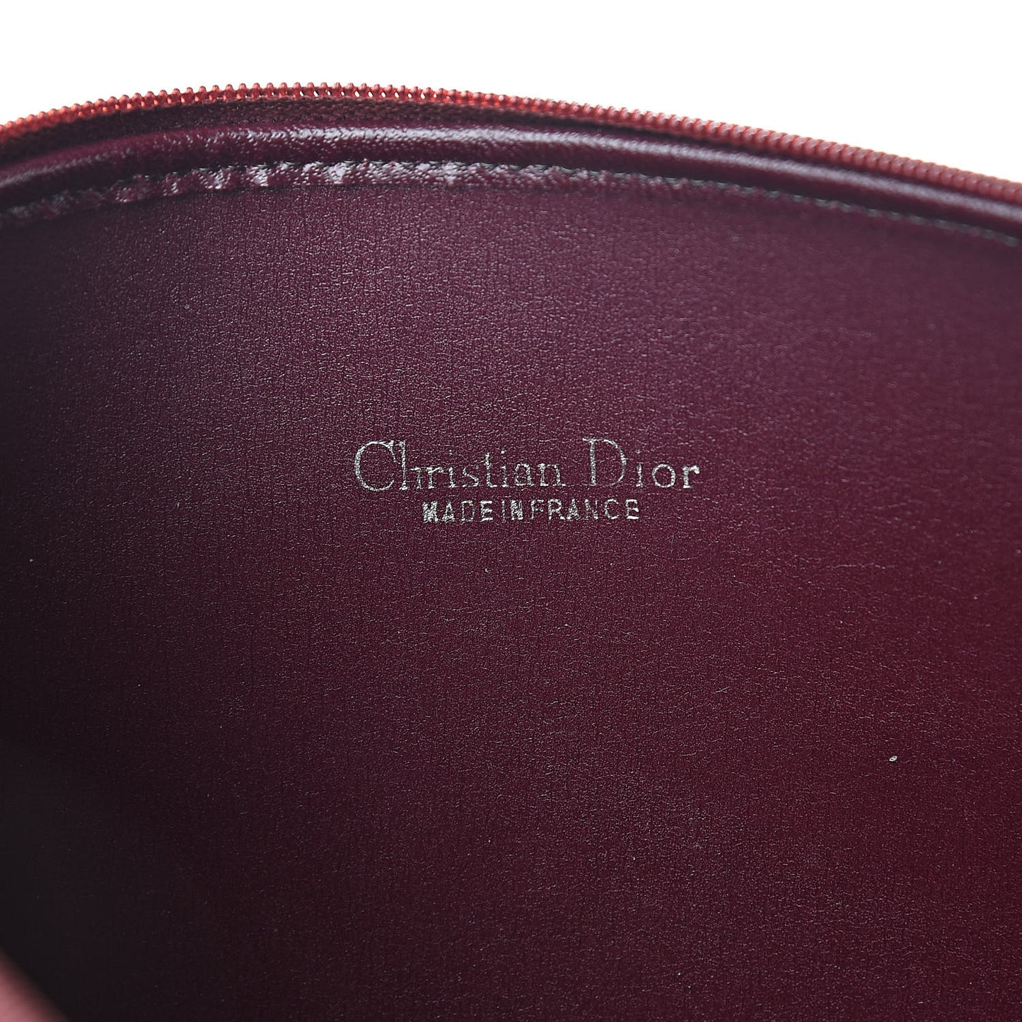 Monogram Pouch Red