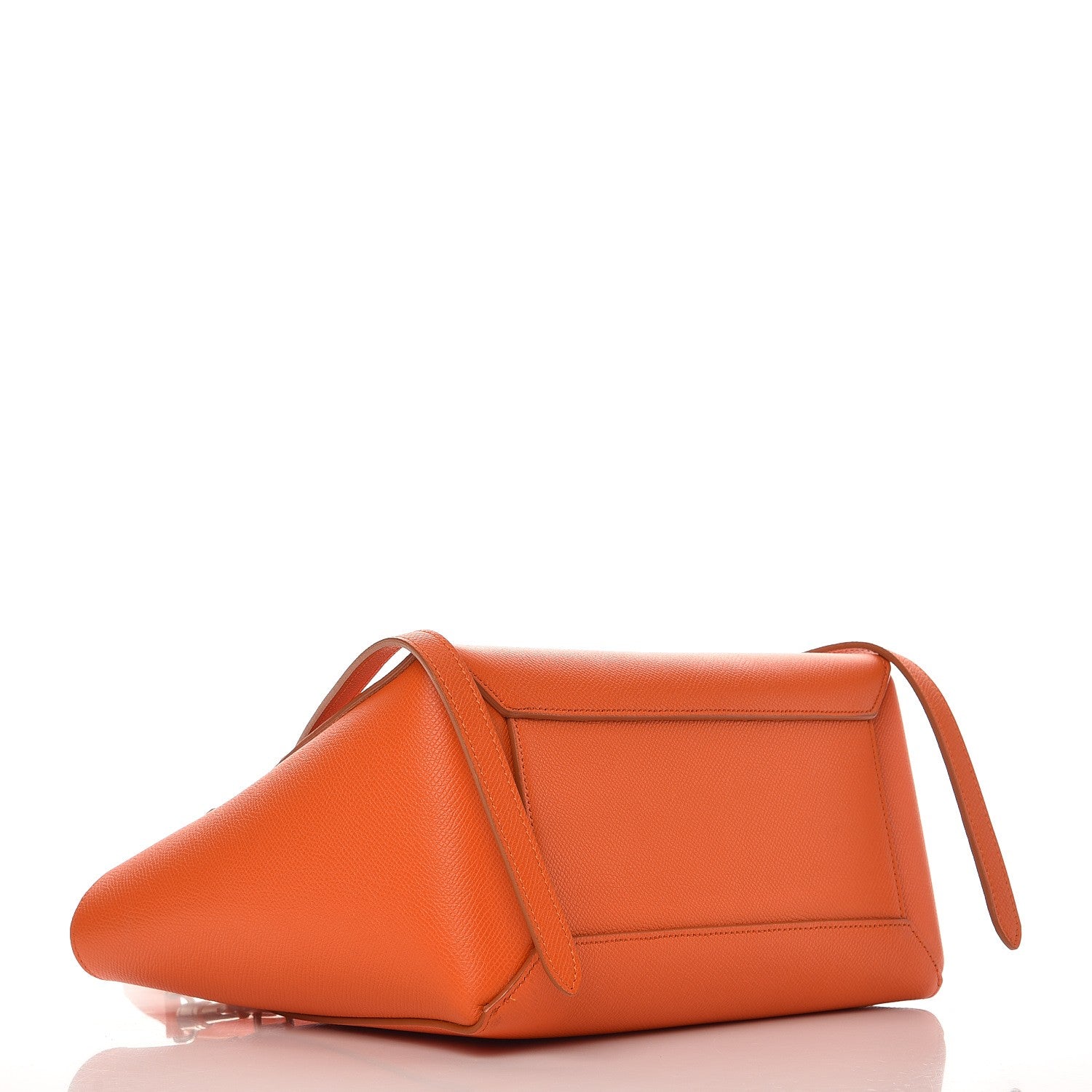 Celine Baby Grained Calfskin Micro Belt Bag Orange 5 of 9