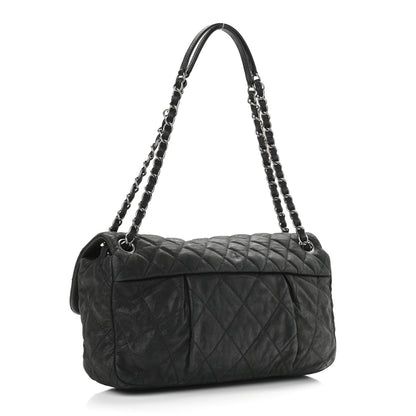 Chanel Iridescent Calfskin Large Chic Quilt Flap Black 3 of 11