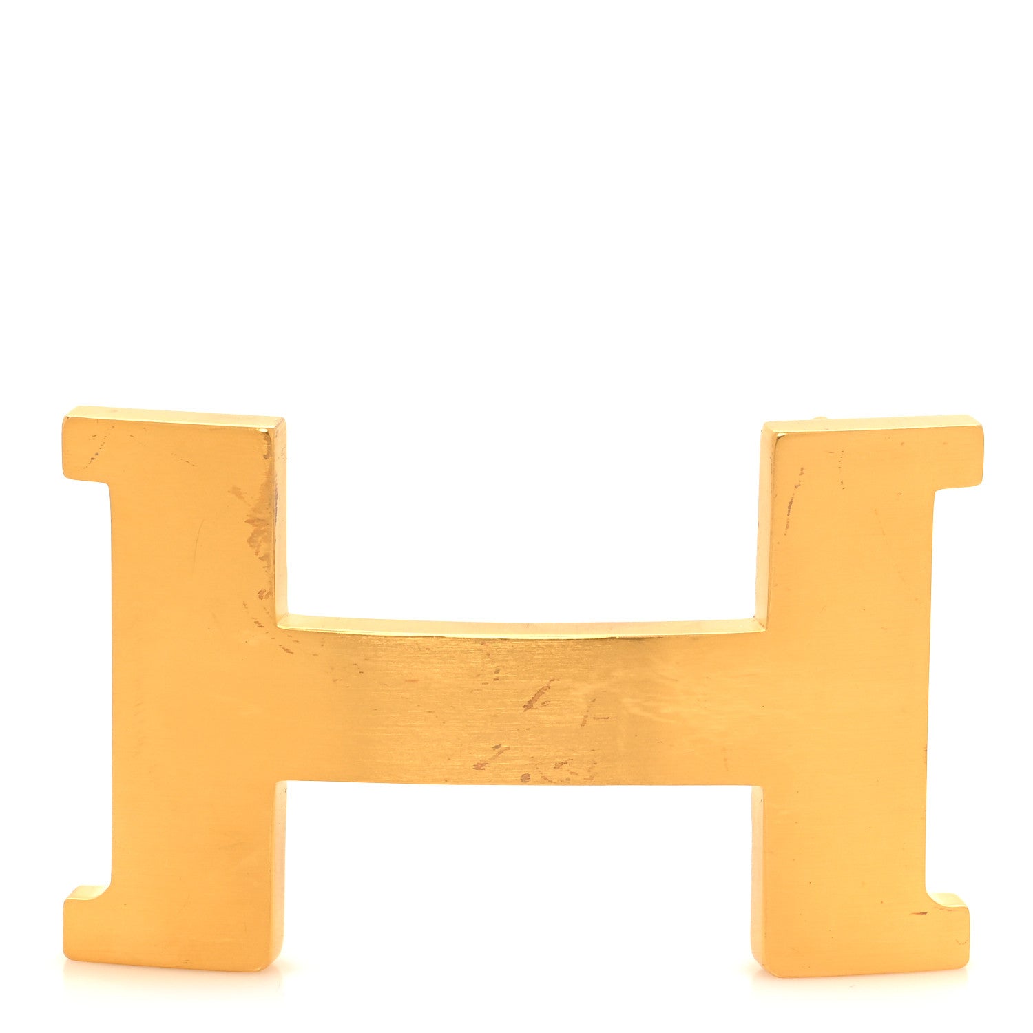 Hermes Brushed Gold 42mm Constance 2 H Belt Buckle 1 of 4