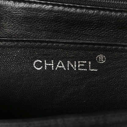 Chanel Caviar Quilted Jumbo Kelly Flap Black 7 of 9