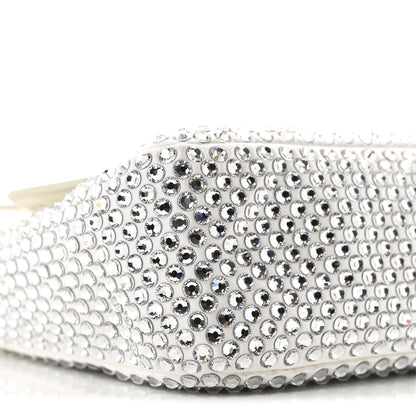Prada Satin Crystal Mini Re-Edition 2000 Bag White 9 of 10