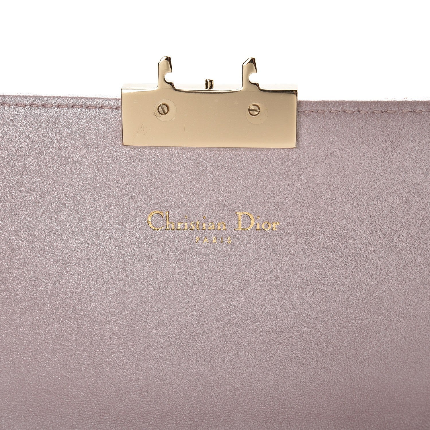 Christian Dior Metallic Lambskin Cannage Miss Dior Promenade Pouch Pink 6 of 6