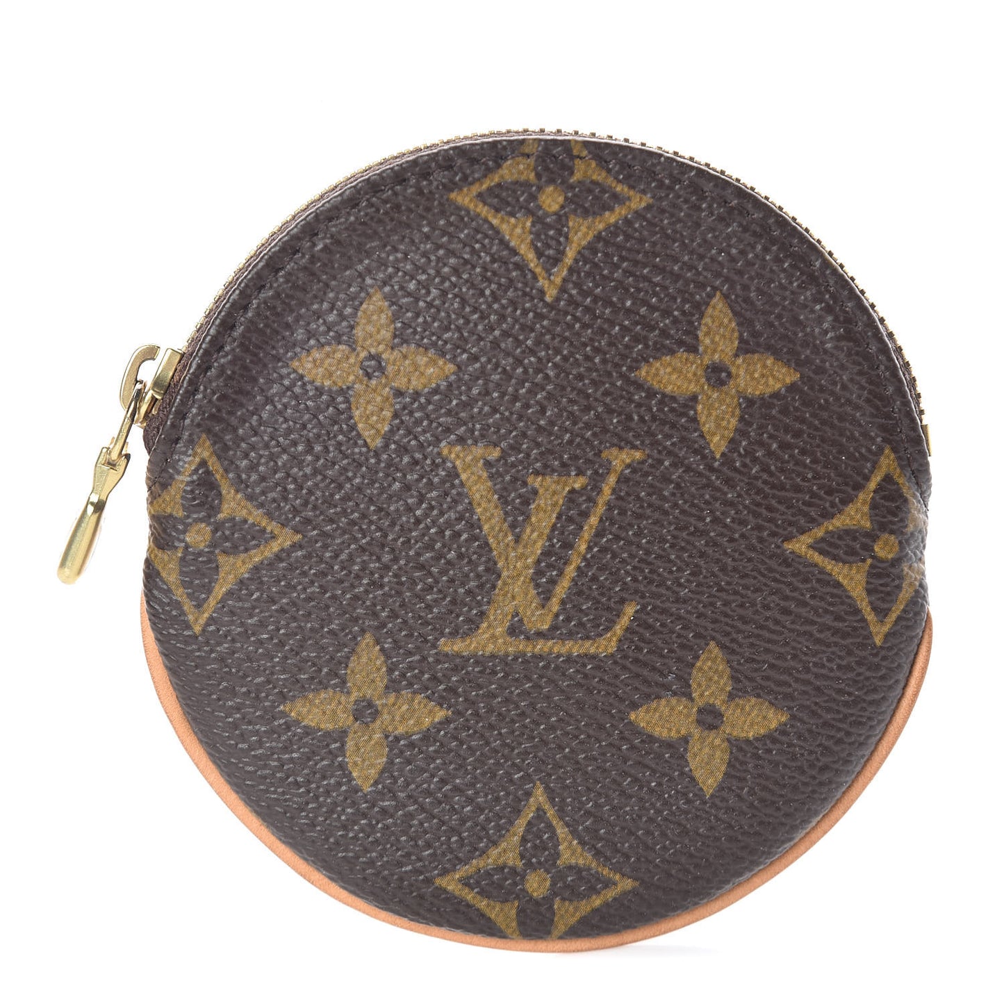 Monogram Round Coin Purse