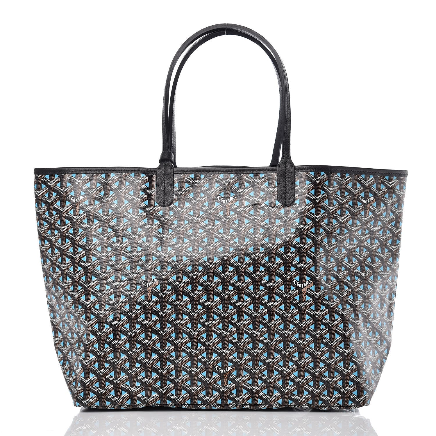 Goyard Goyardine Saint Louis Claire Voie PM Black Blue 3 of 10