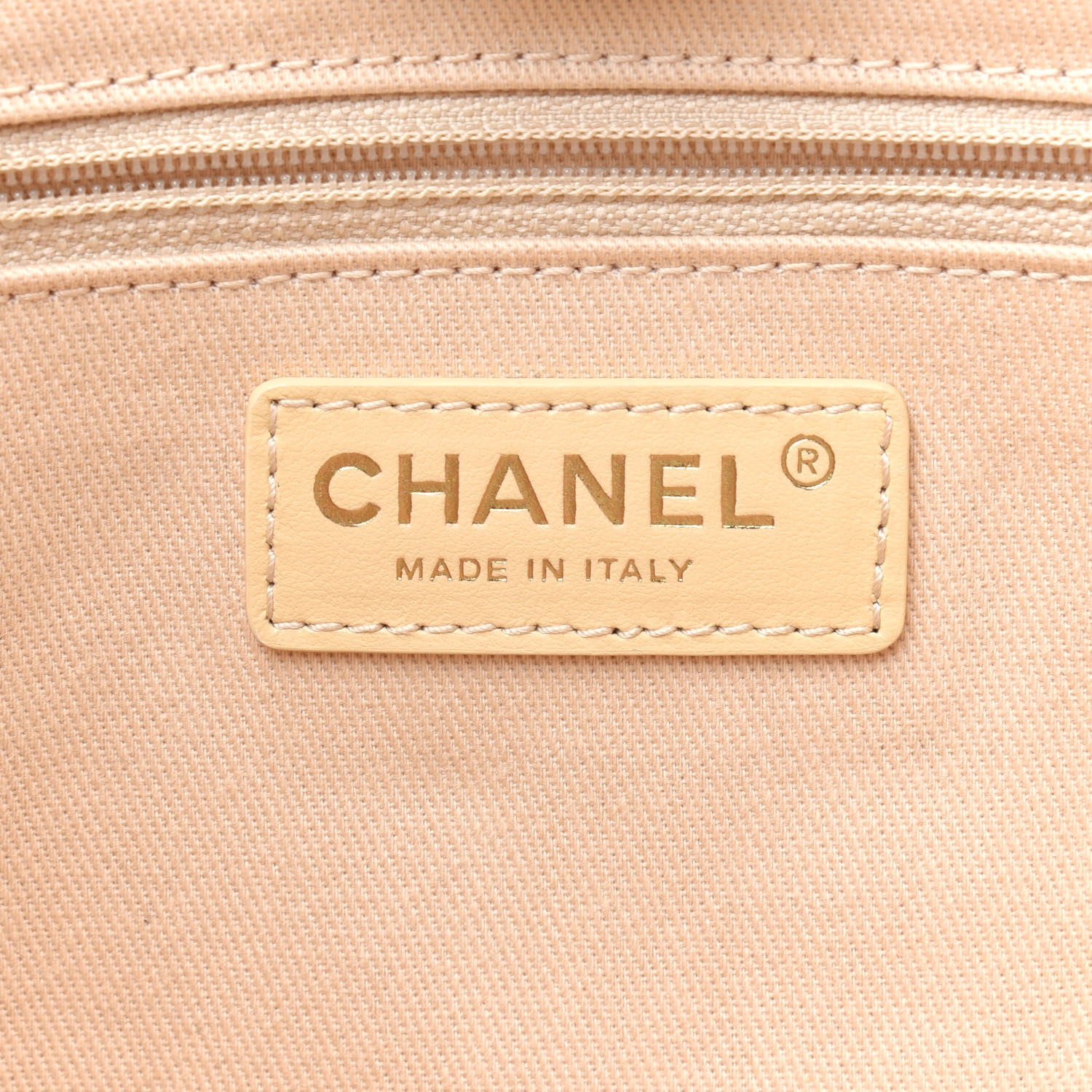 Chanel Lurex Boucle Small Deauville Tote Ivory 6 of 10