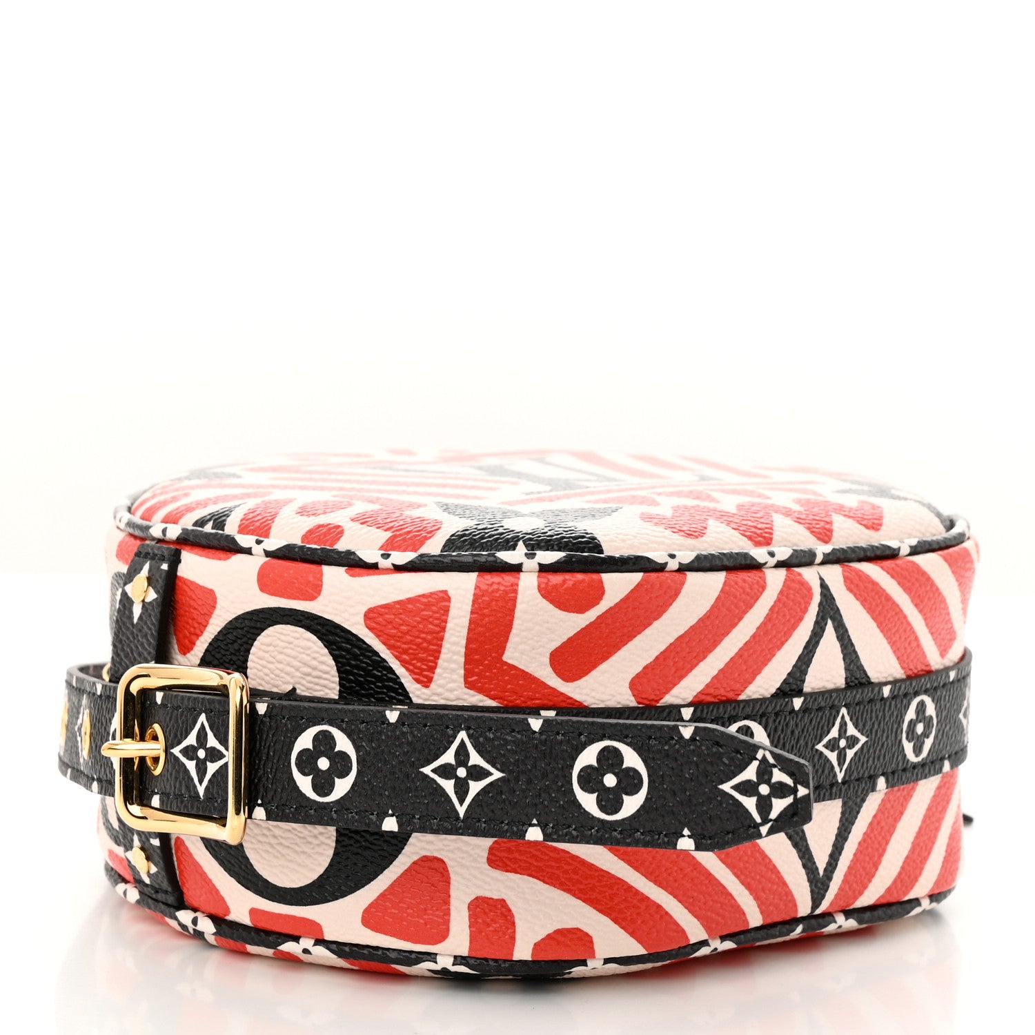 Louis Vuitton Monogram Giant Crafty Boite Chapeau Souple PM Creme Rouge Black 4 of 11