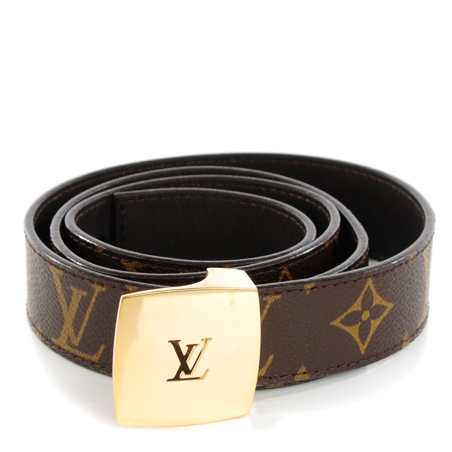 Monogram LV Cut Reversible Belt 90 36
