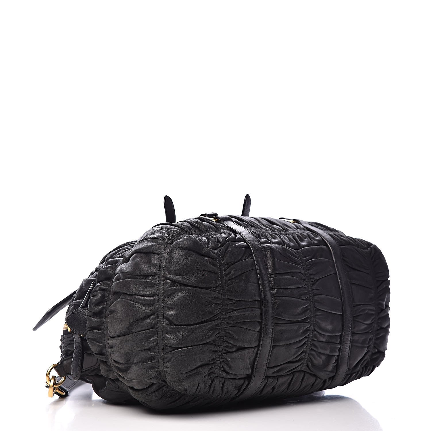 Prada Nappa Gaufre Satchel Black 4 of 13