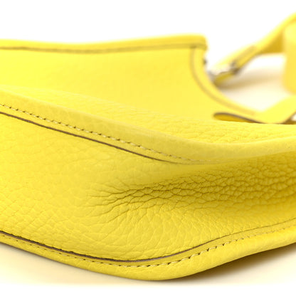 Hermes Taurillon Clemence Evelyne TPM Lime 11 of 11