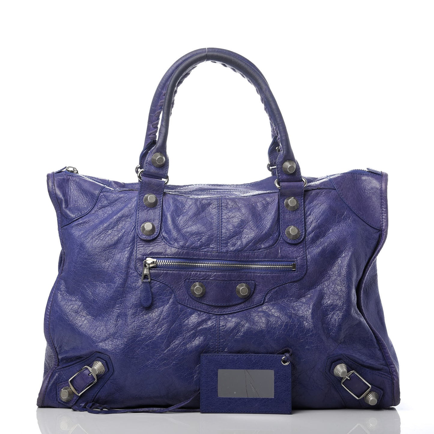 Agneau Giant 21 Silver Hardware Weekender Bleu Lavande