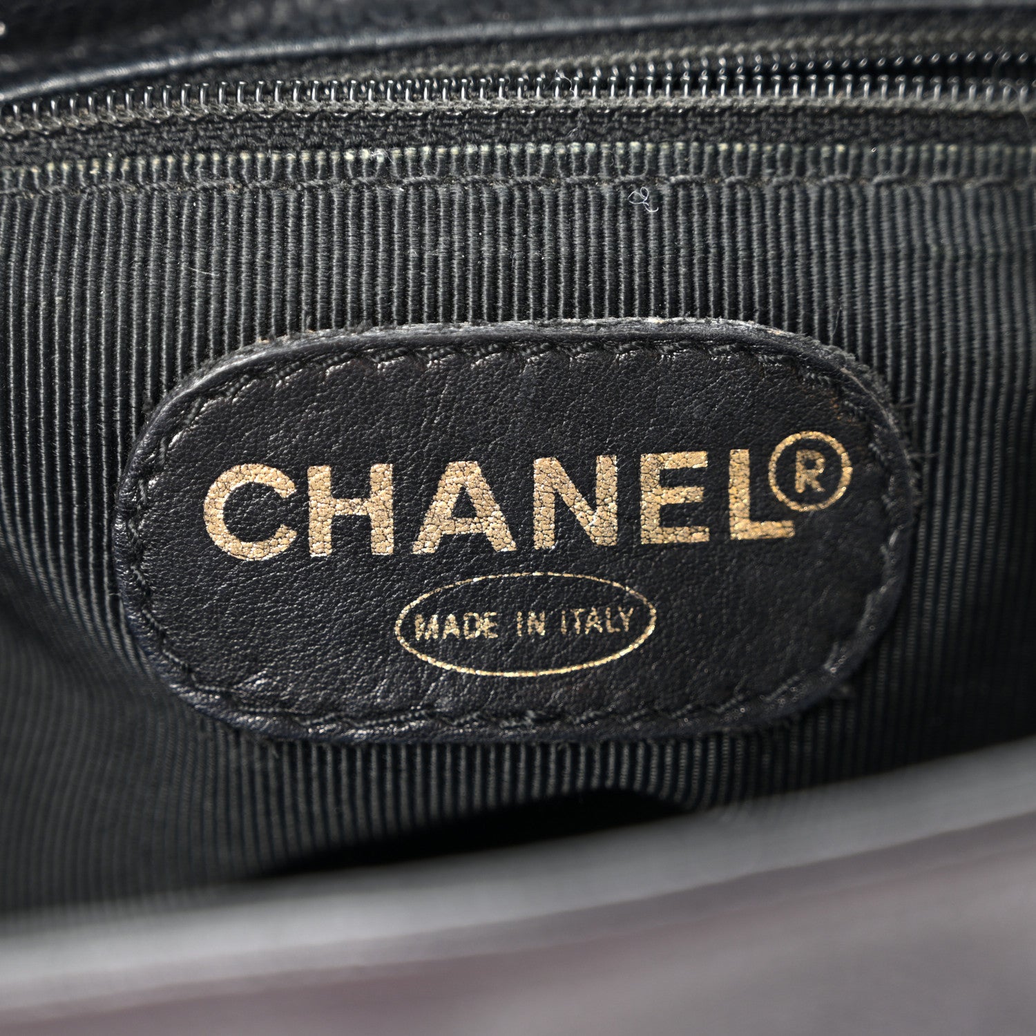 Chanel Caviar CC Backpack Black 6 of 10