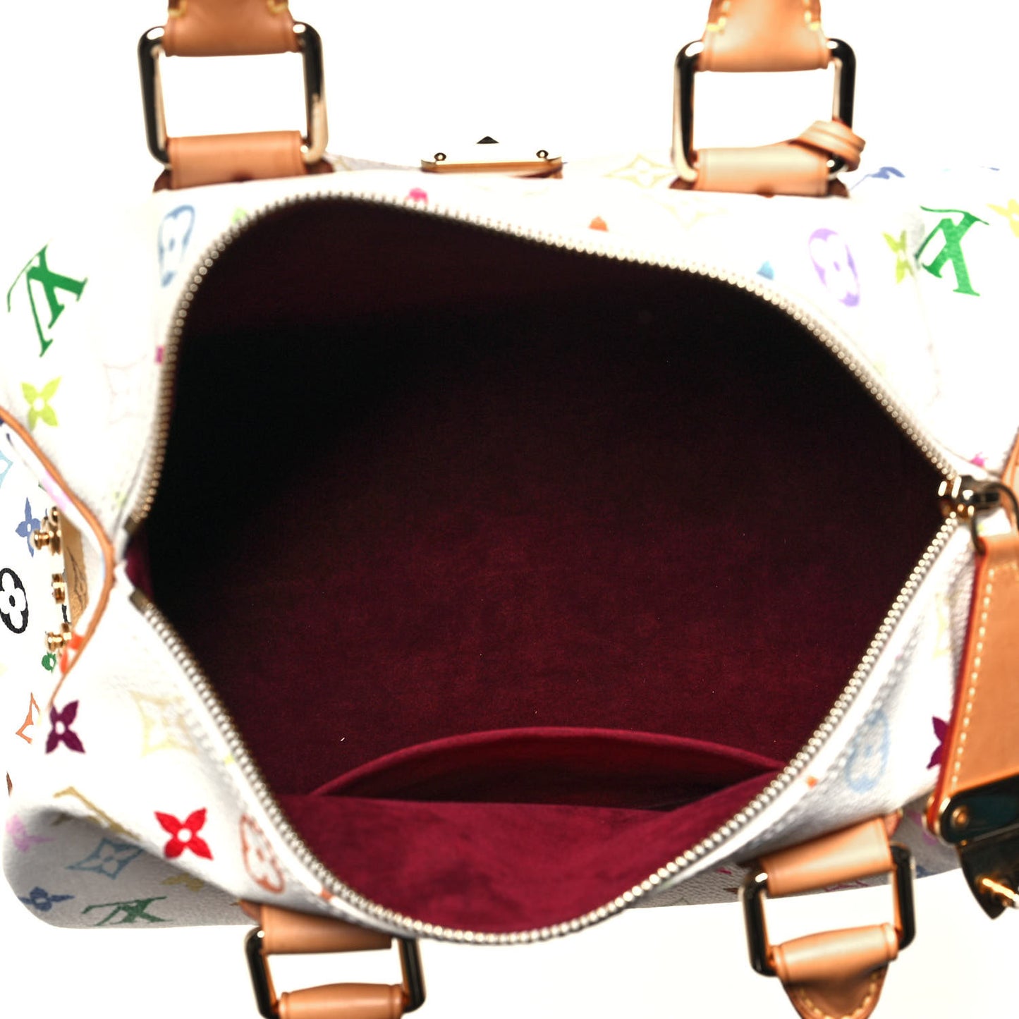 Monogram Multicolor Speedy 30 White