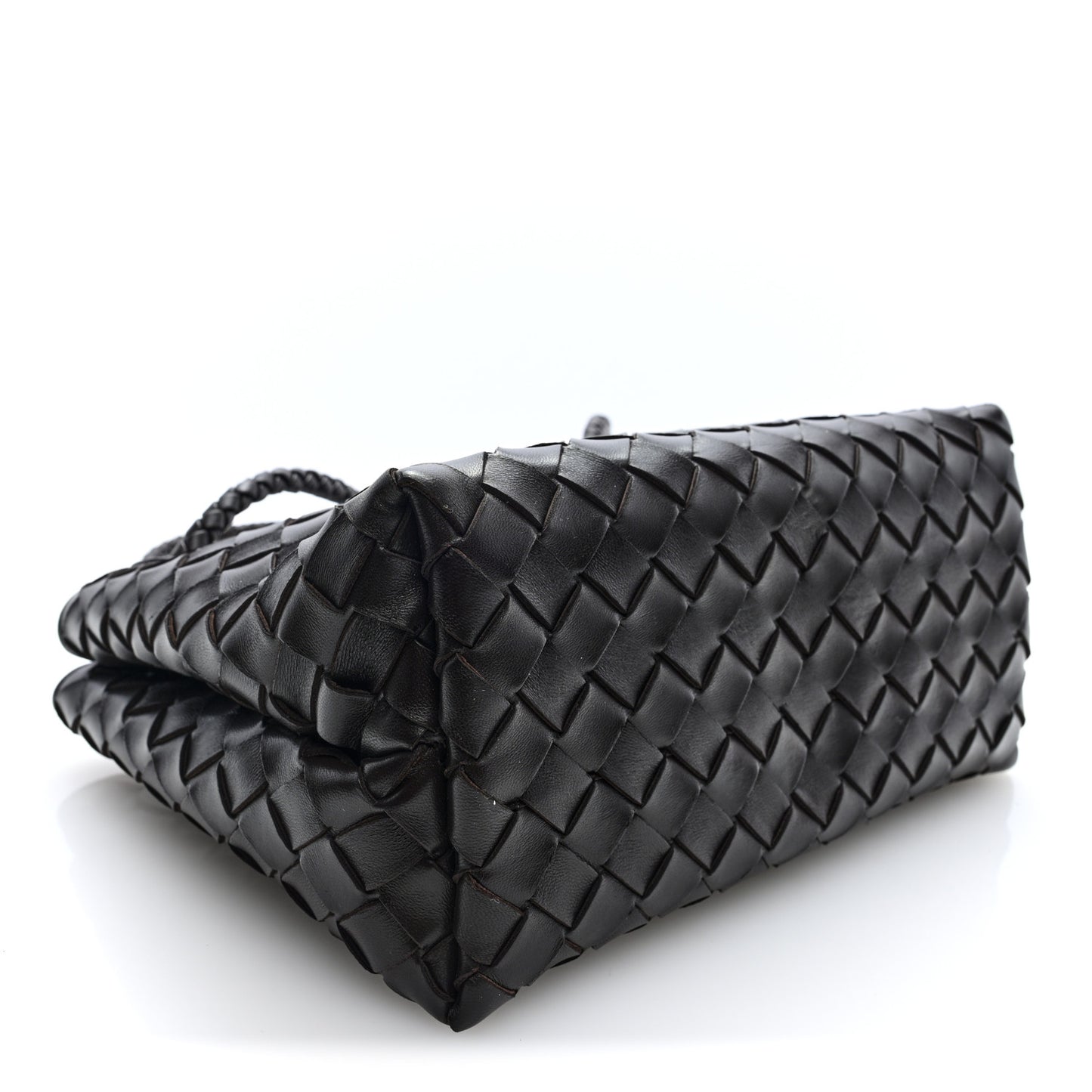 Nappa Intrecciato Small Andiamo Shoulder Bag Fondant
