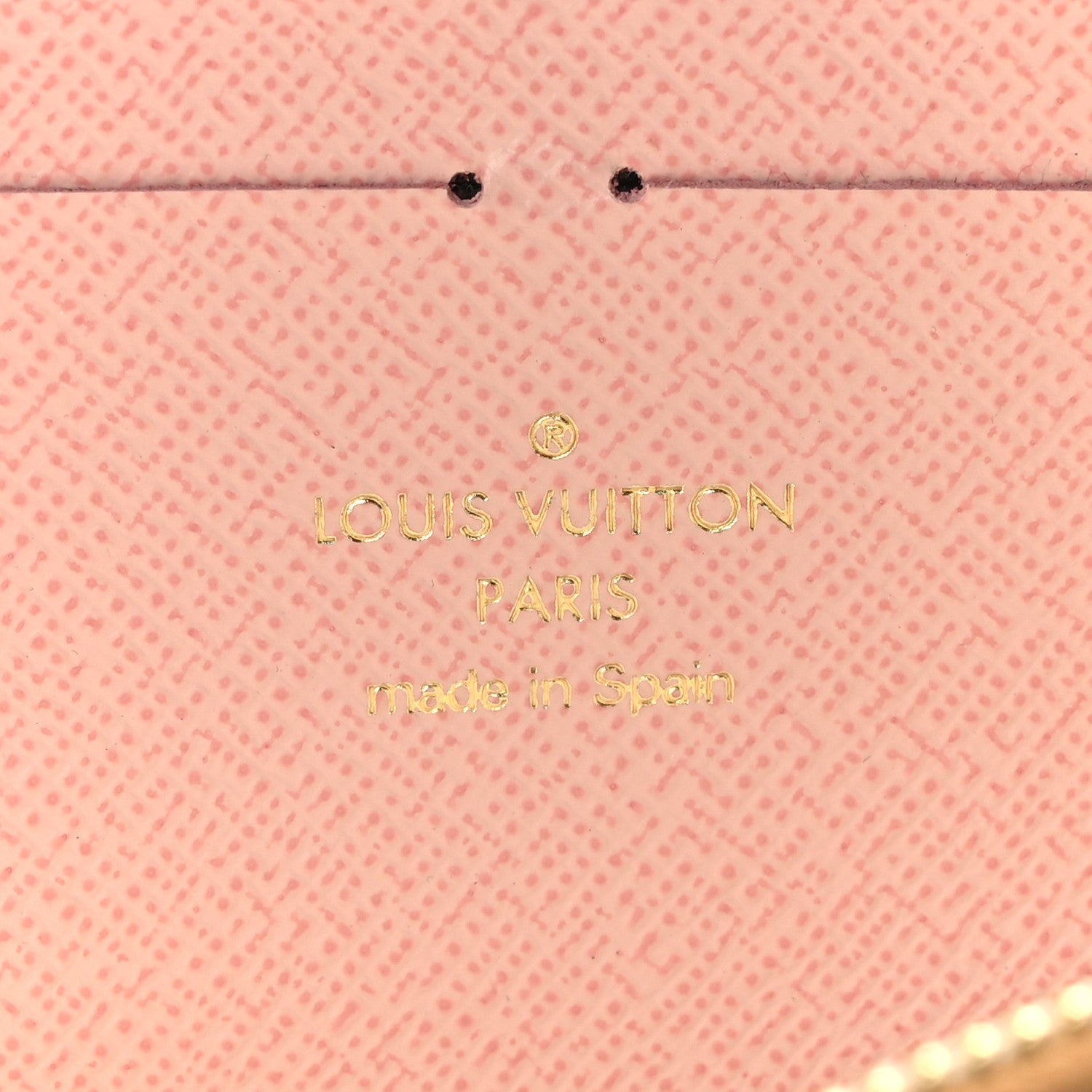 Louis Vuitton Damier Azur Clemence Wallet Rose Ballerine 7 of 7