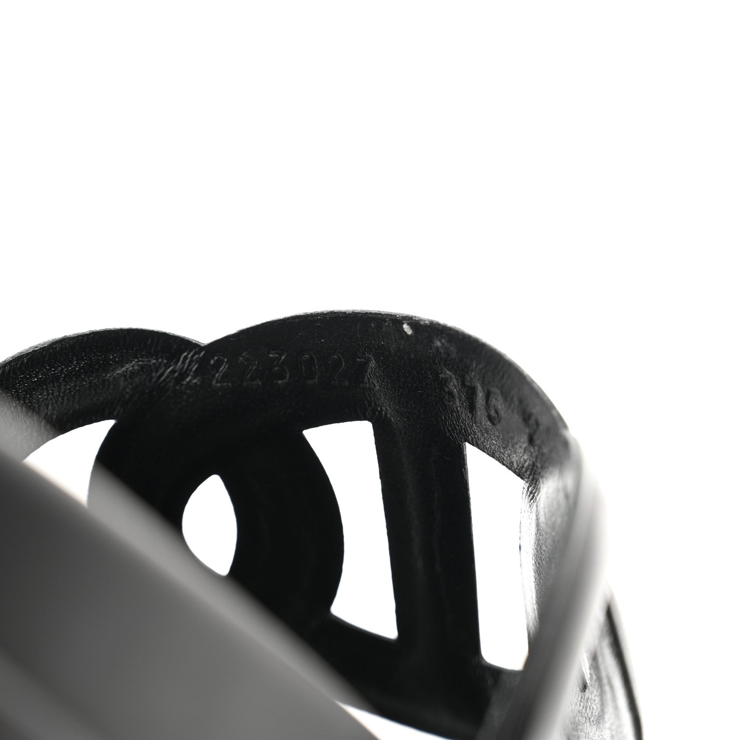 Hermes Nappa Extra Sandals 37.5 Black 8 of 9