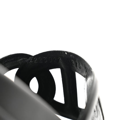 Hermes Nappa Extra Sandals 37.5 Black 8 of 9