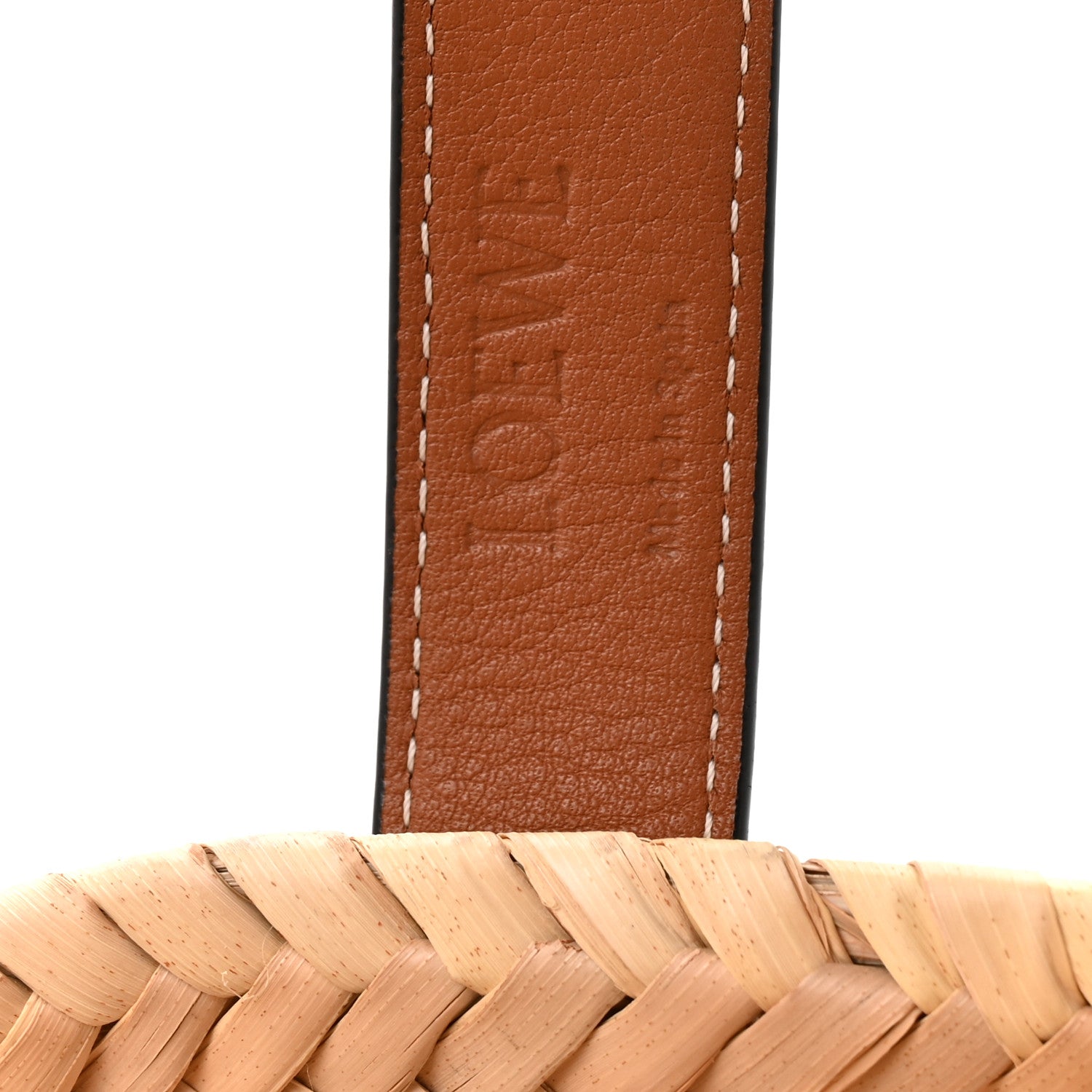 Loewe Raffia Basket Tote Bag Natural Tan 6 of 10