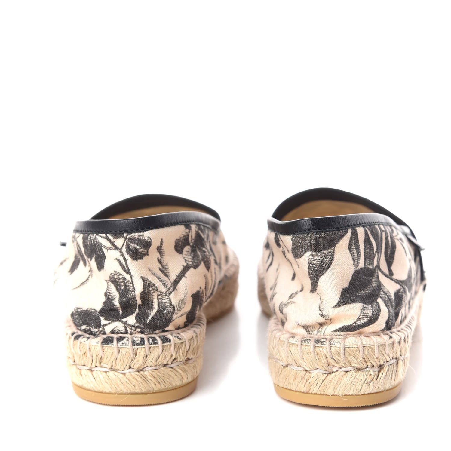Gucci Canvas Pilar Printed Espadrille 40 Black 7 of 11